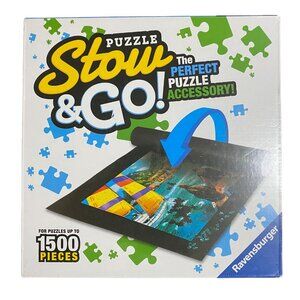 Ravensburger Puzzle Stow and Go Felt Mat with‎ Inflatable Tube